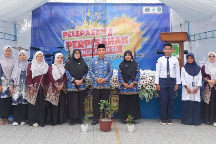 Penamatan Bertabur Bintang, 81 Alumni MTsN 1 Tana Toraja Titip Pesan Ekoteologi