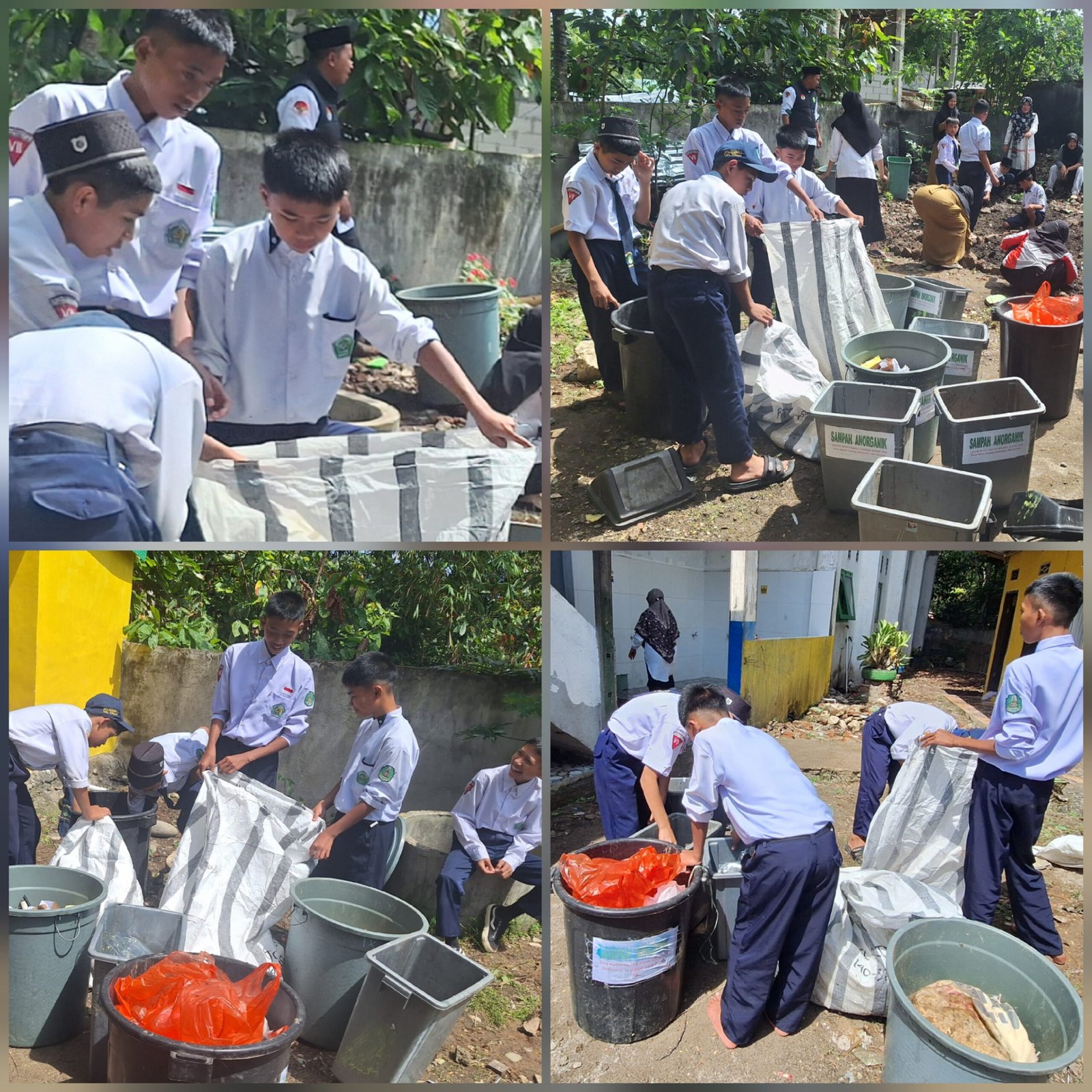 Siswa menabung sampah di Bank Sampah