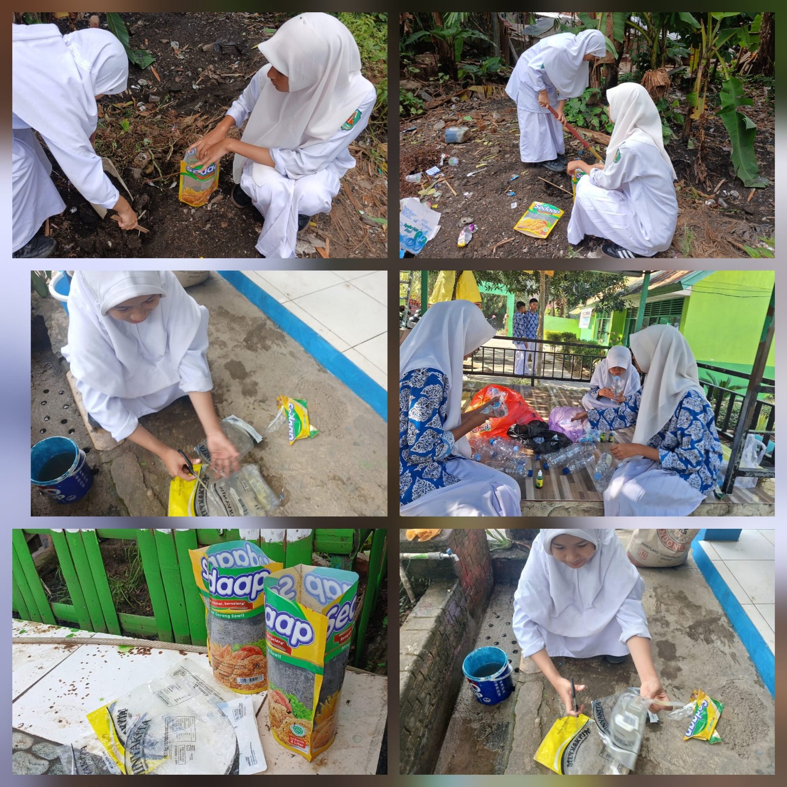 Hasil kerajinan dari sampah Daur Ulang