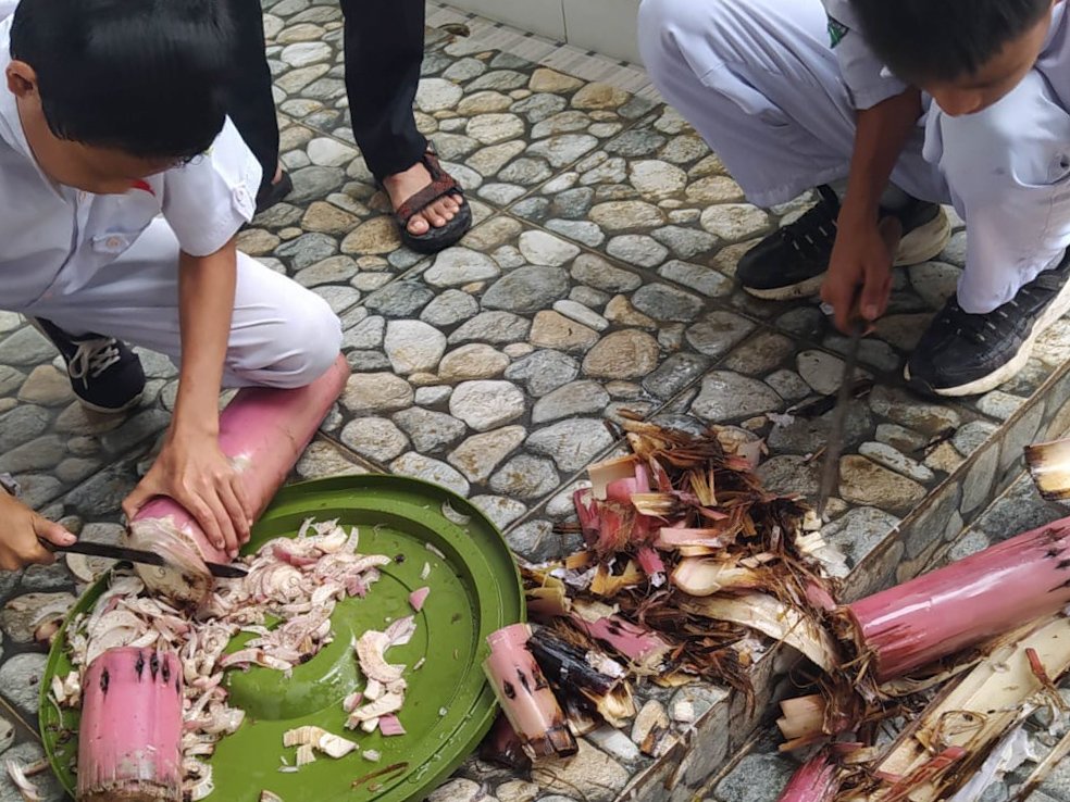 Kegiatan pengolahan limbah organik URS